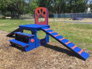 Barks and Rec playground agility course